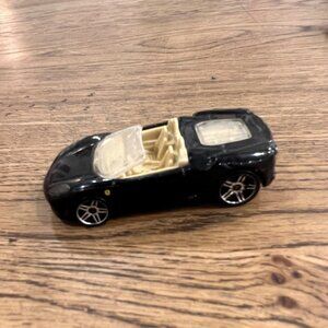 Mini Ferrari F430 Spider Toy Car Black & Beige Diecast Collectible Model 1:64 Ma